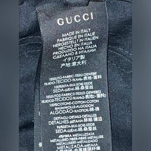 GUCCI INVITE  SIGNATURE SILK YELLOW FLORAL HAT HEAD SCARF W/CRYSTAL BOW RARE - Picture 10 of 14